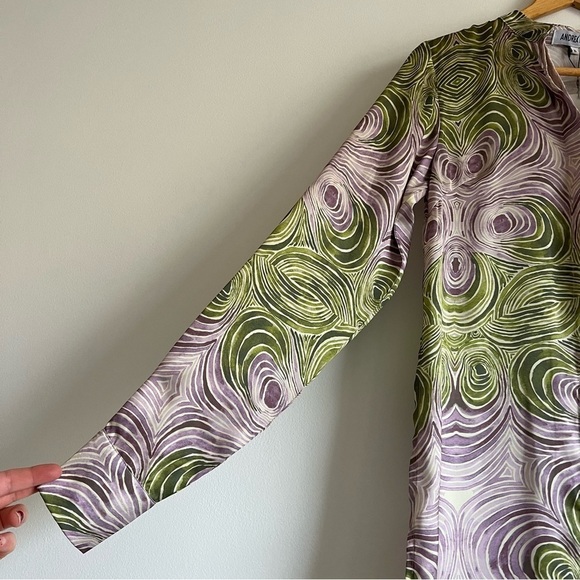 Andrea Iyamah Akacia Tunic in Woodgrain Print - Picture 10 of 16